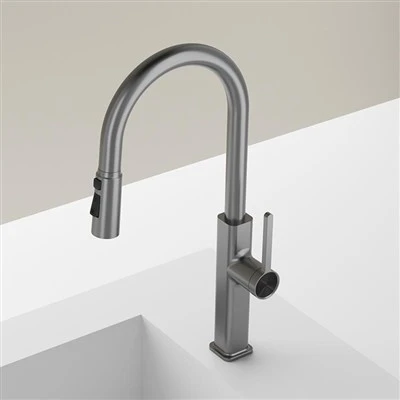 Gunmetal Grey Pull Down Faucet